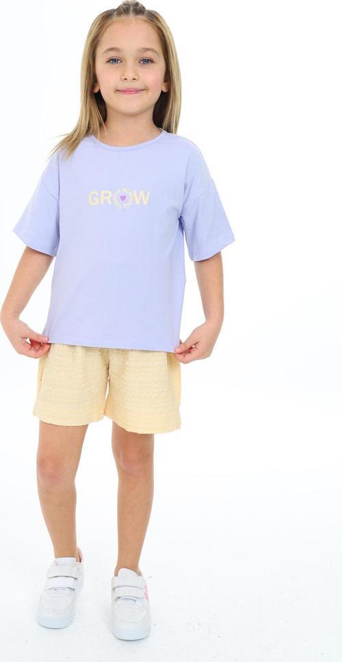 Toontoy Kız Çocuk Grow Baskılı Şortlu Takım