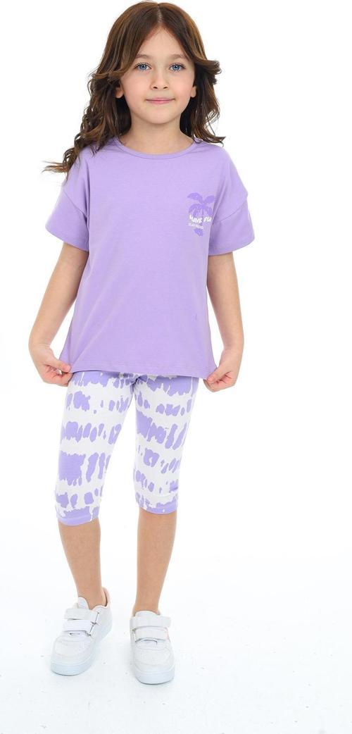 Toontoy Kız Çocuk Batik Desen Have Fun Yazı Baskılı Kaprili Takım