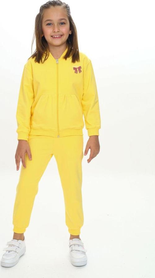 Toontoy Kız Çocuk Kanguru Cepli Göğsü Baskılı Eşofman Takım