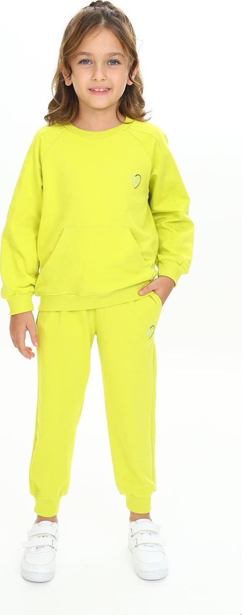 Toontoy Kız Çocuk Reglan Kol Kanguru Cepli Nakışlı Eşofman Takım