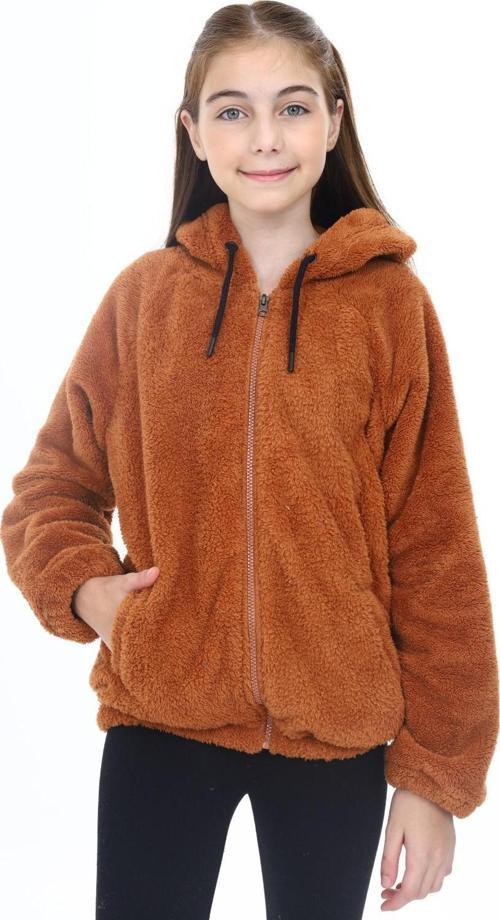 Toontoy Kız Çocuk Peluş Hırka