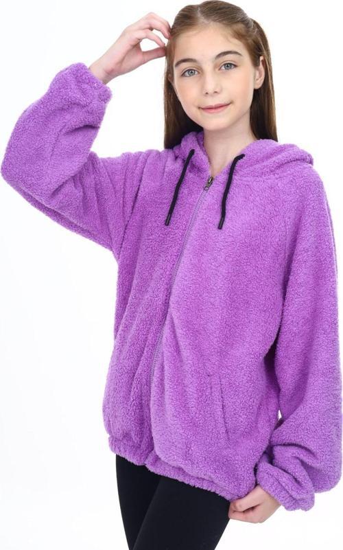 Toontoy Kız Çocuk Peluş Hırka