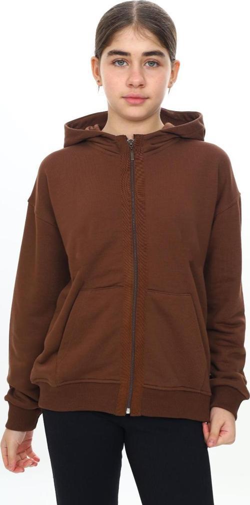 Toontoy Kız Çocuk Kapüşonlu Hırka