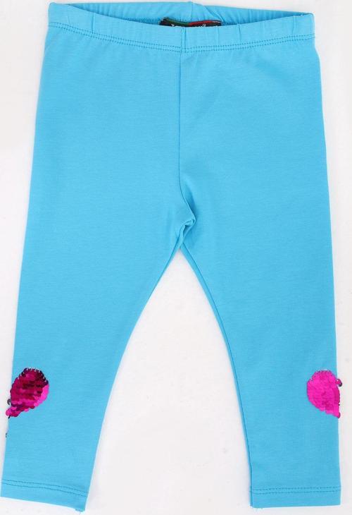 Toontoy Kız Çocuk Paçası Çevirmeli Pullu Tayt