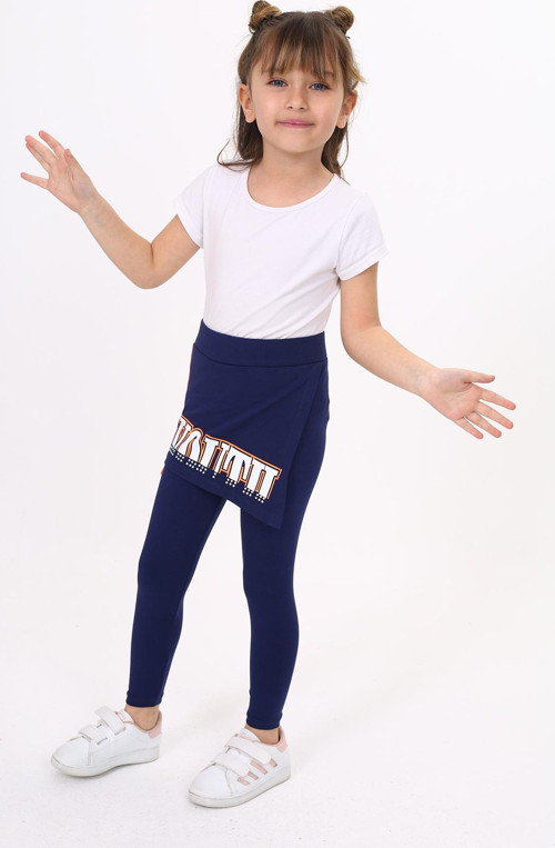 Toontoy Kız Çocuk Neon Şeritli Tayt