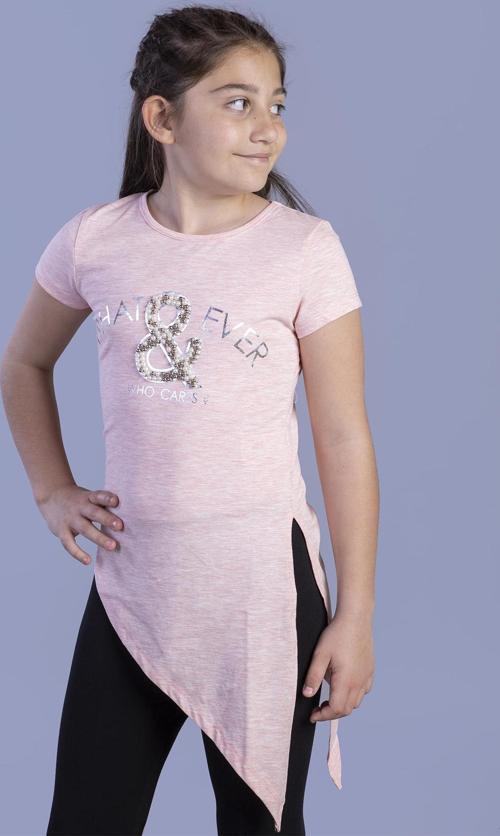 Toontoy Kız Çocuk T-Shirt What Baskı 