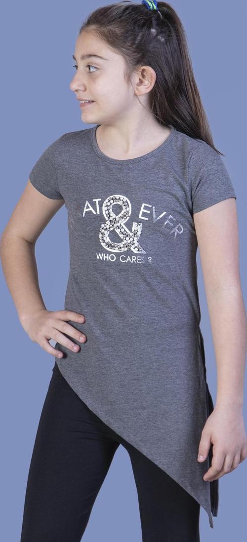 Toontoy Kız Çocuk T-Shirt What Baskı 