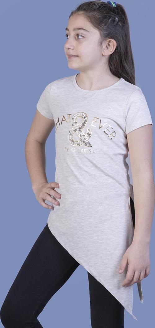Toontoy Kız Çocuk T-Shirt What Baskı 