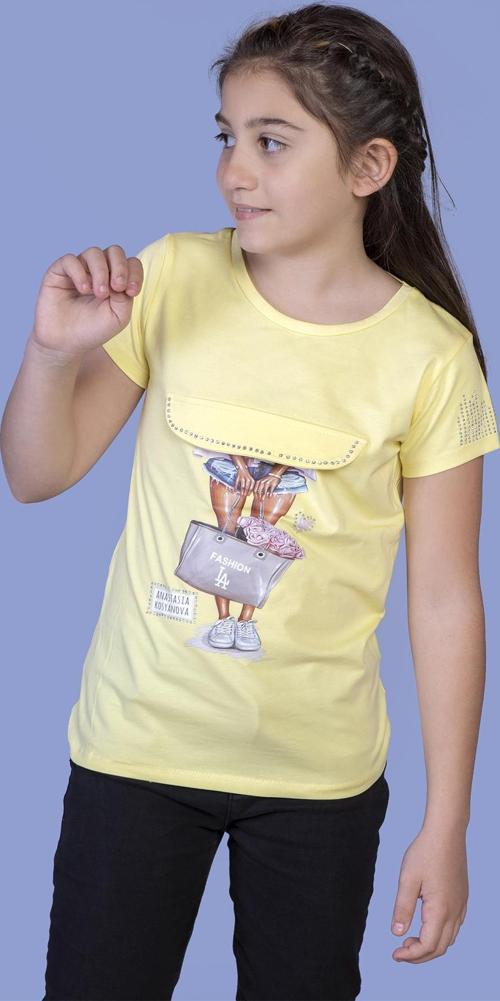 Toontoy Kız Çocuk Baskılı Tişört