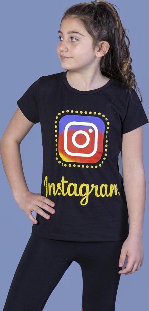 Toontoy Kız Çocuk Insagram Baskılı Tişört