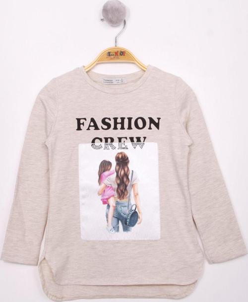 Toontoy Kız Çocuk Fashion Baskılı Tişört