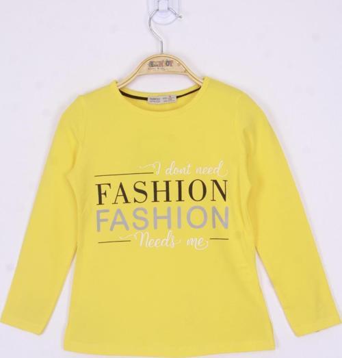 Toontoy Kız Çocuk Fashion Baskılı Tişört