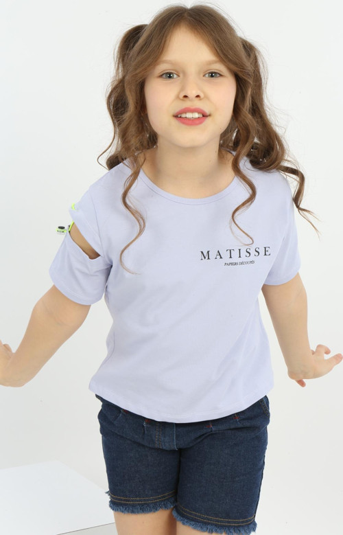 Toontoy Kız Çocuk Matısse Baskılı Tişört