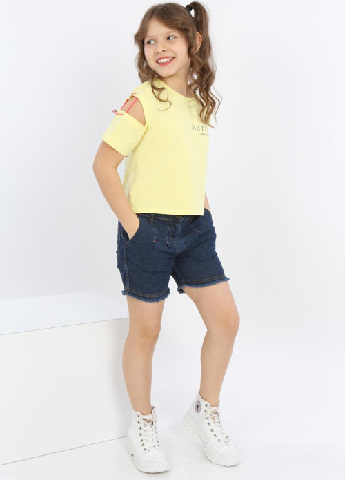 Toontoy Kız Çocuk Matısse Baskılı Tişört