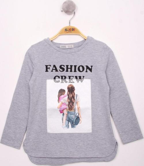 Toontoy Kız Çocuk Fashion Baskılı Tişört