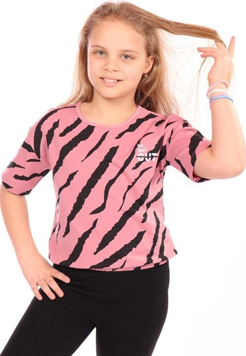 Toontoy Kız Çocuk Komple Baskılı Tişört