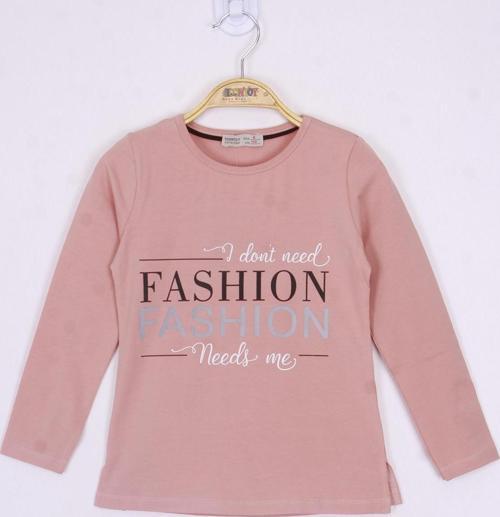 Toontoy Kız Çocuk Fashion Baskılı Tişört