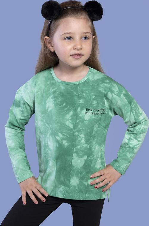 Toontoy Kız Çocuk Batik Desenli Tişört