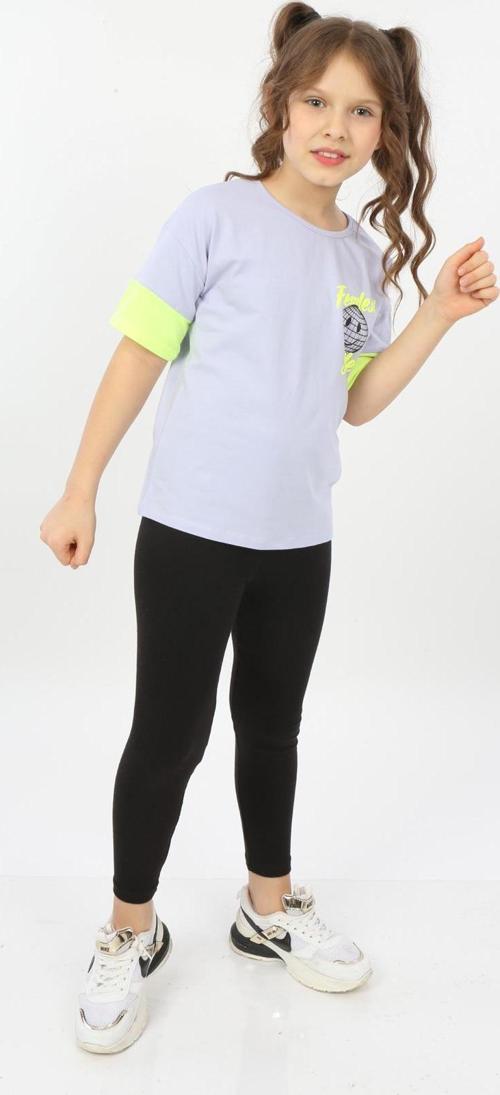 Toontoy Kız Çocuk Fearless Smile Baskılı Tişört