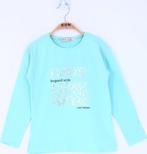 Toontoy Kız Çocuk Leopard Style Baskılı Tişört