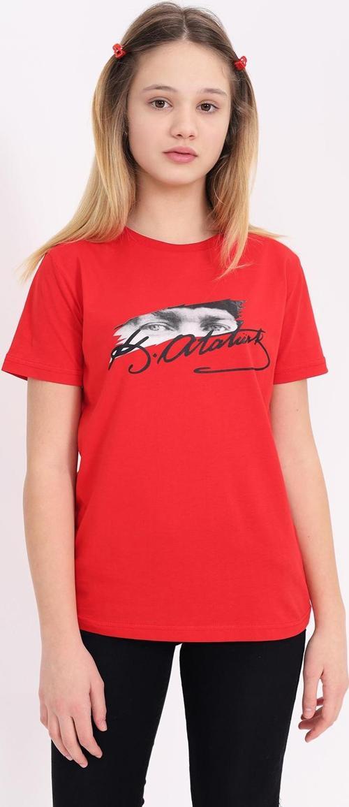 Toontoy Unisex Çocuk Atatürk Baskılı Tişört