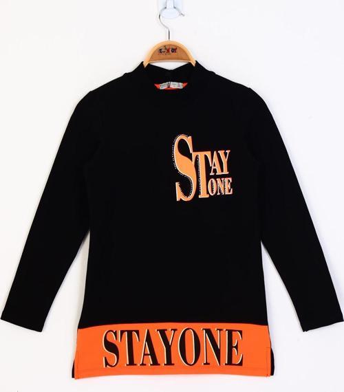 Toontoy Kız Çocuk Stay One Baskılı Tişört