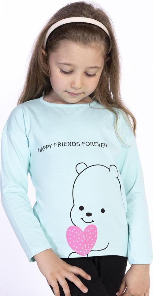 Toontoy Kız Çocuk Baskılı Tişört