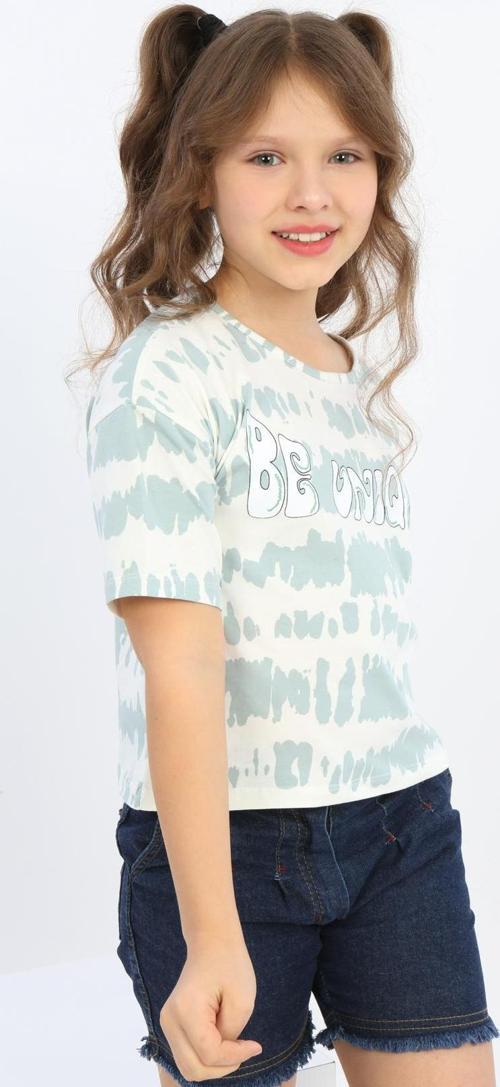 Toontoy Kız Çocuk Be Unique Baskılı Tişört