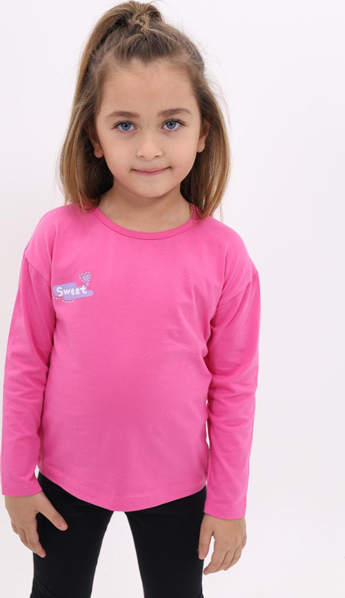 Toontoy Kız Çocuk Baskılı Tişört