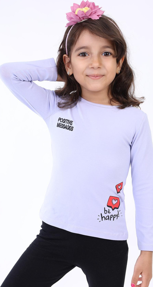 Toontoy Kız Çocuk Baskılı Tişört