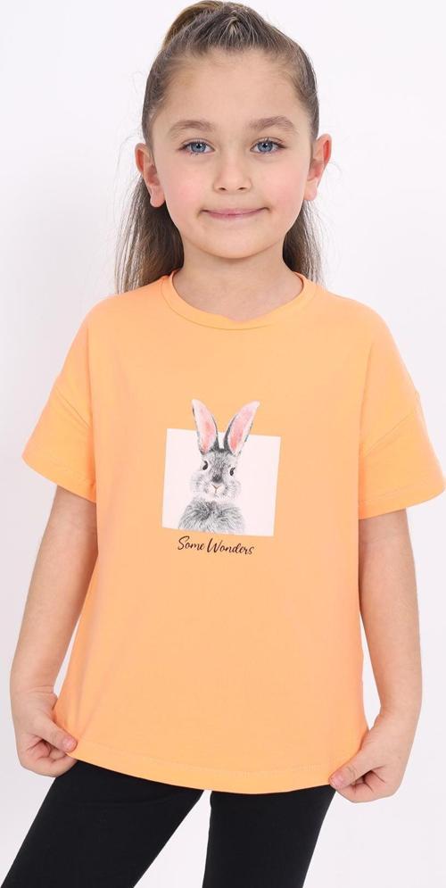 Toontoy Kız Çocuk Baskılı Tişört