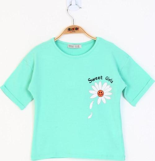 Toontoy Kız Çocuk Baskılı Tişört