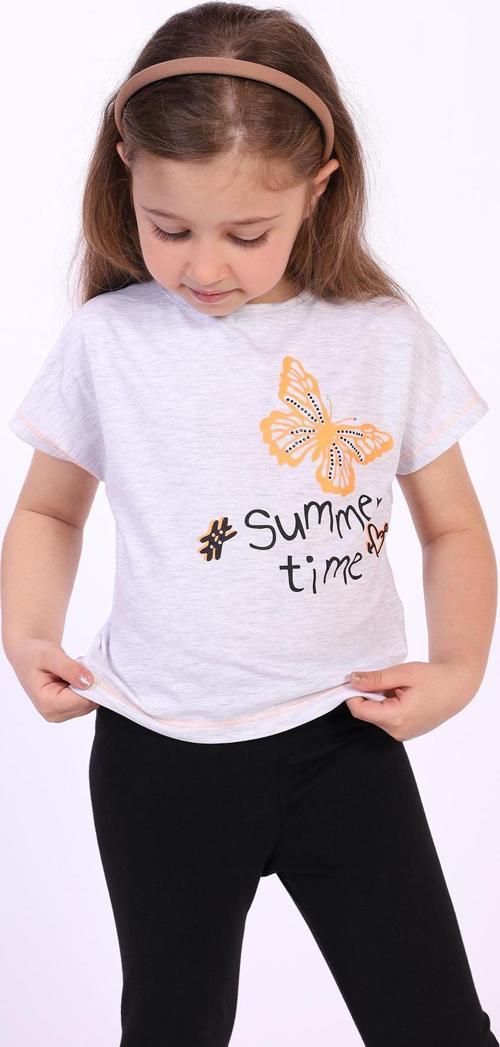 Toontoy Kız Çocuk Summer Time Baskılı Tişört