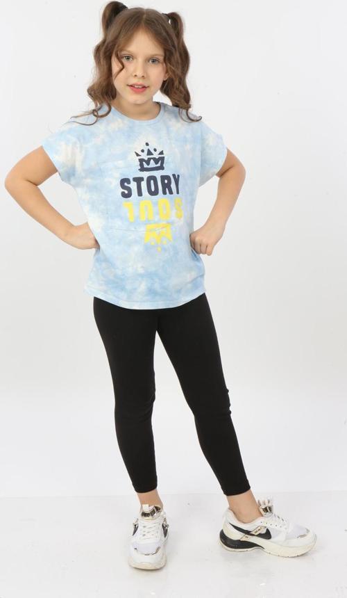 Toontoy Kız Çocuk Story Soul Baskılı Tişört