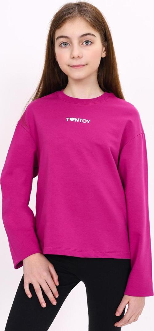 Toontoy Kız Çocuk Baskılı Tişört