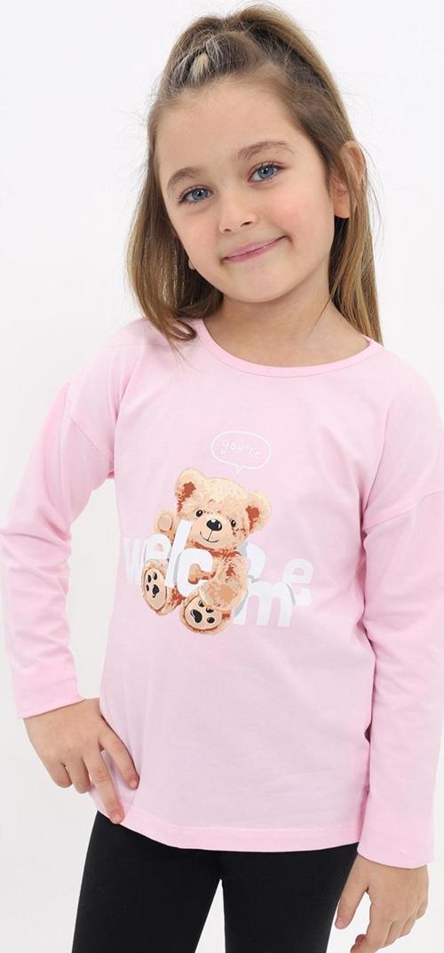 Toontoy Kız Çocuk Baskılı Tişört