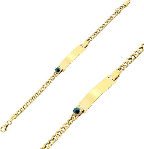 Altın Plakalı Nazar Çocuk Bile 5,38 Gram