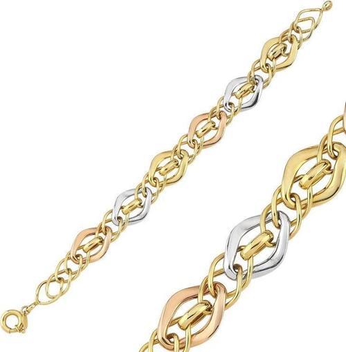 Altın Tasarım Zincir Bileklik 10,29 Gram