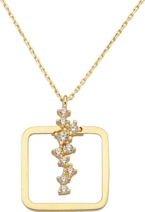 Altın Kare Kolye 1,86 Gram