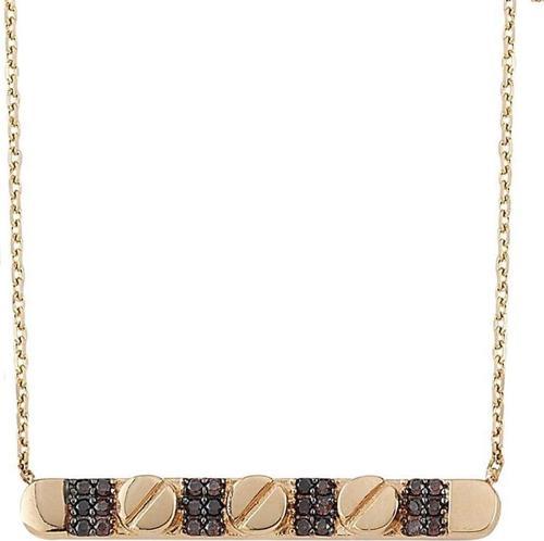 Altın Taşlı Tasarım Kolye 2,54 Gram