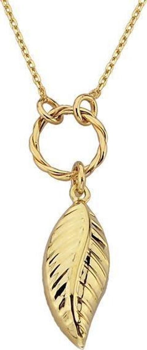 Altın Yaprak Kolye 1,96 Gram