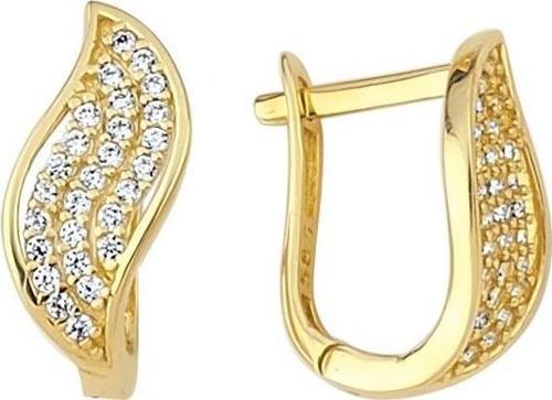 Altın Tasarım Küpe 2,35 Gram