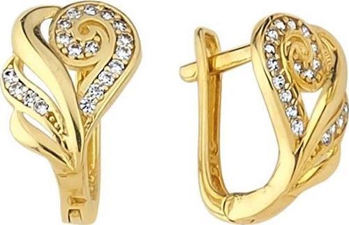 Altın Taşlı Küpe 2,81 Gram