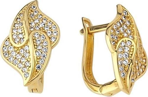 Altın Taşlı Küpe 3,33 Gram