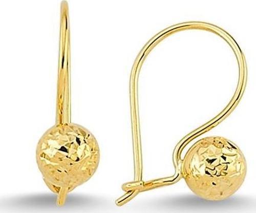 Altın Top Küpe 1,04 Gram