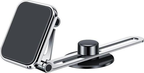 360 derece dönebilen torpido üstü mıknatıslı telefon tutacağı krom  / SYTE204