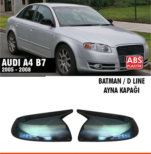 A4 B7 Batman Ayna Kapağı Piano Black / 2005 - 2008