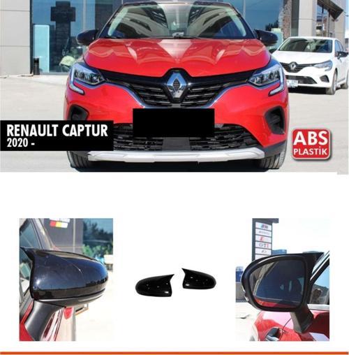 Captur Batman Ayna Kapağı Piano Black / 2020 sonrası