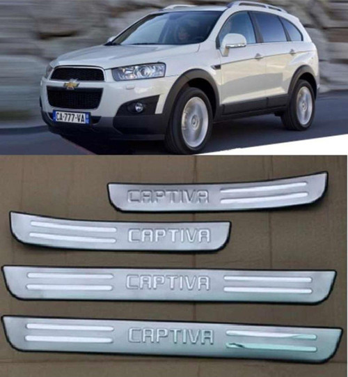 Chevrolet Captiva Uyumlu 2006 Sonrası Dış Kapı Eşiği Krom