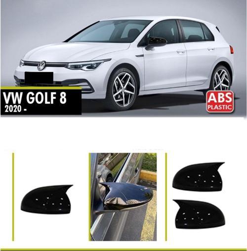 Golf Mk8 Batman Ayna Kapağı Piano Black / 2020 -